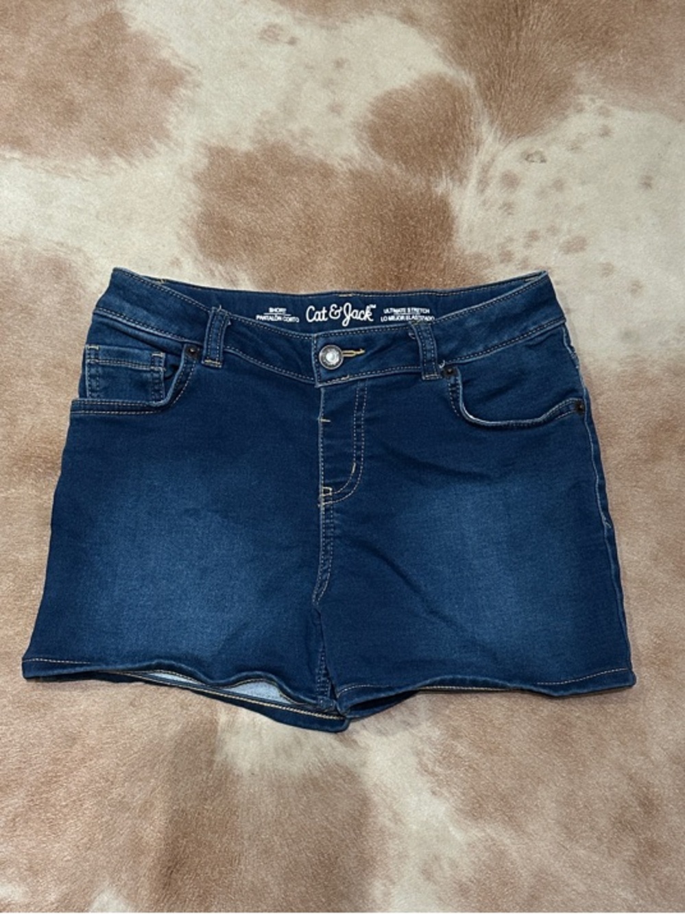 Cat & Jack Indigo Blue Denim Shorts